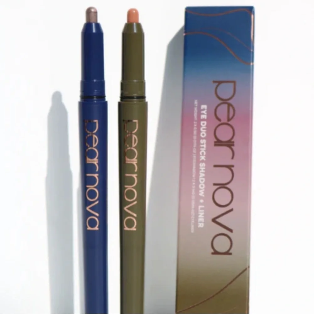 New PEAR NOVA Eye Duo Stick Shadow + Liner - Azurite + Unakite